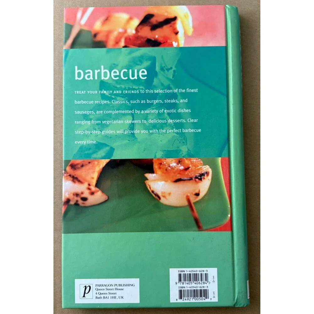 Barbecue Cookbook BBQ‎ Recipe Grilling Methods Meat Seafood Vegetables HC Doeser